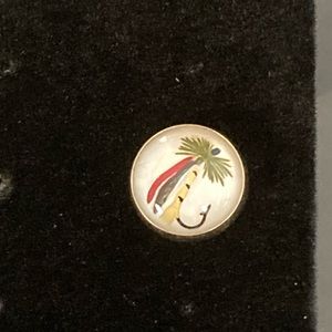 Fishing lure tie tack